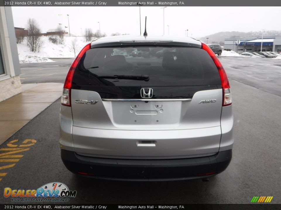2012 Honda CR-V EX 4WD Alabaster Silver Metallic / Gray Photo #9