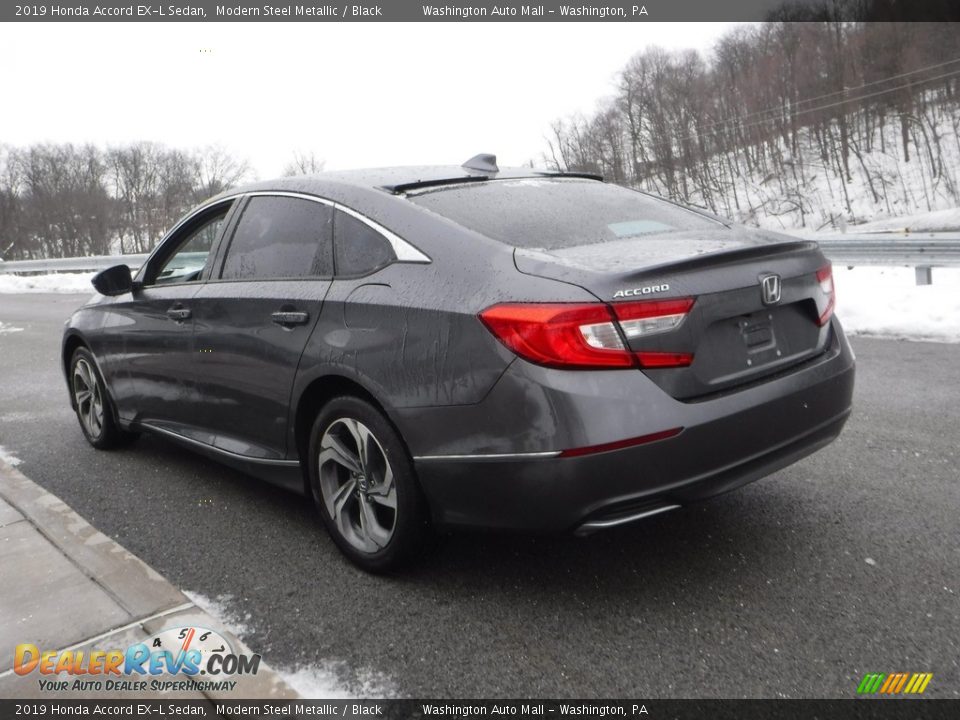 2019 Honda Accord EX-L Sedan Modern Steel Metallic / Black Photo #12