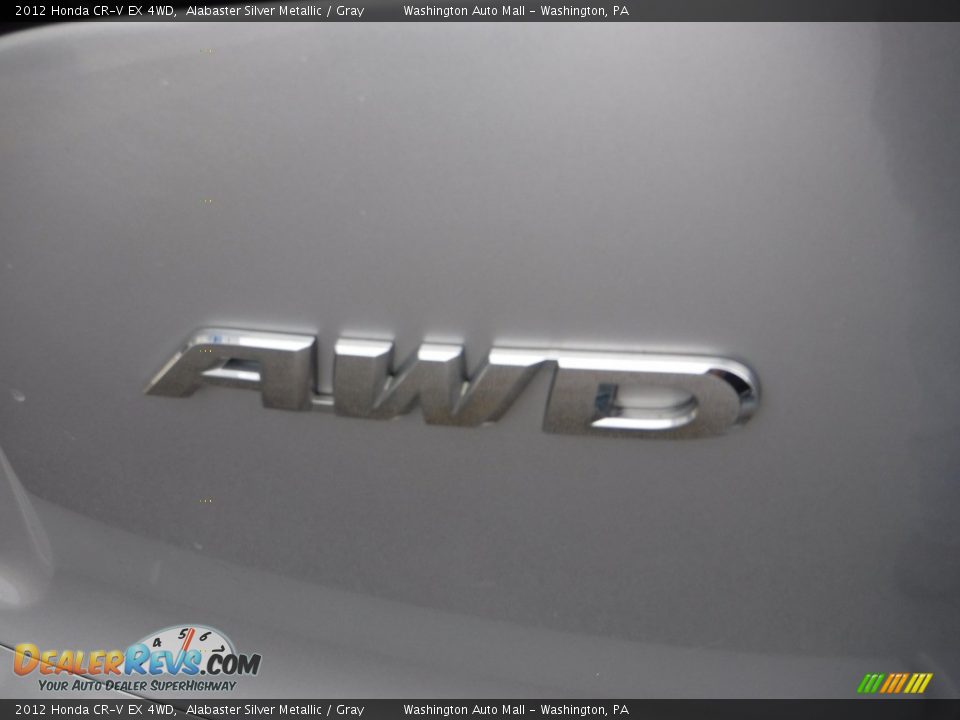2012 Honda CR-V EX 4WD Alabaster Silver Metallic / Gray Photo #11