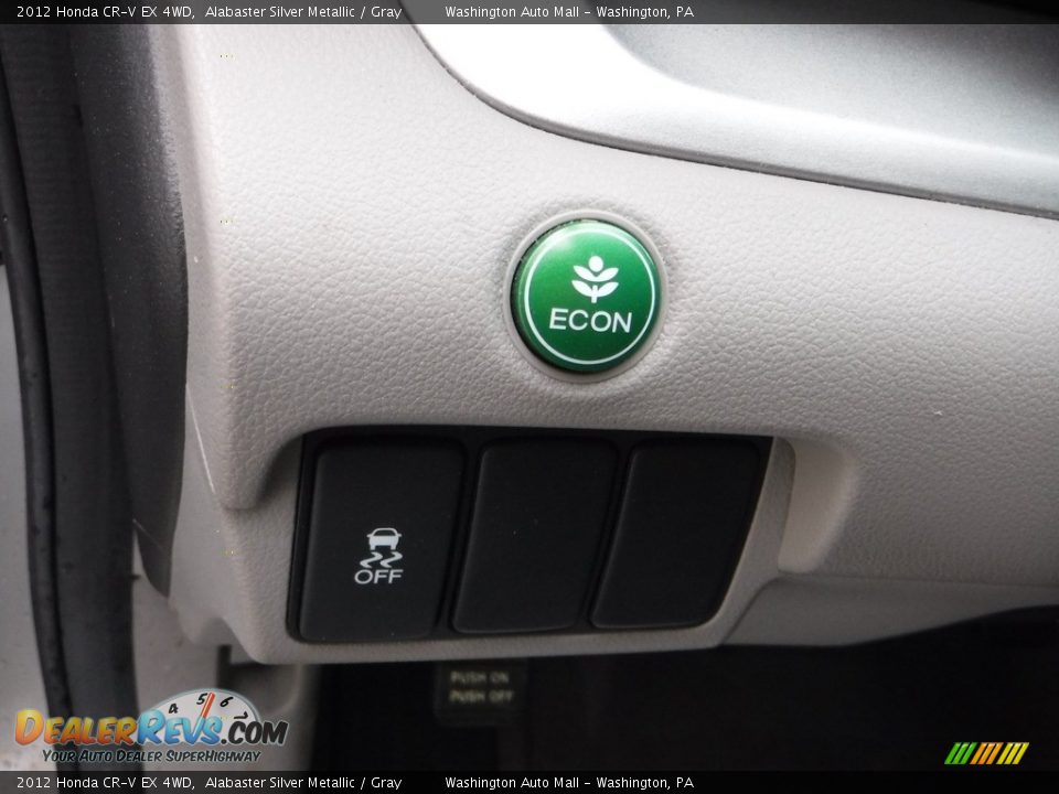 2012 Honda CR-V EX 4WD Alabaster Silver Metallic / Gray Photo #14