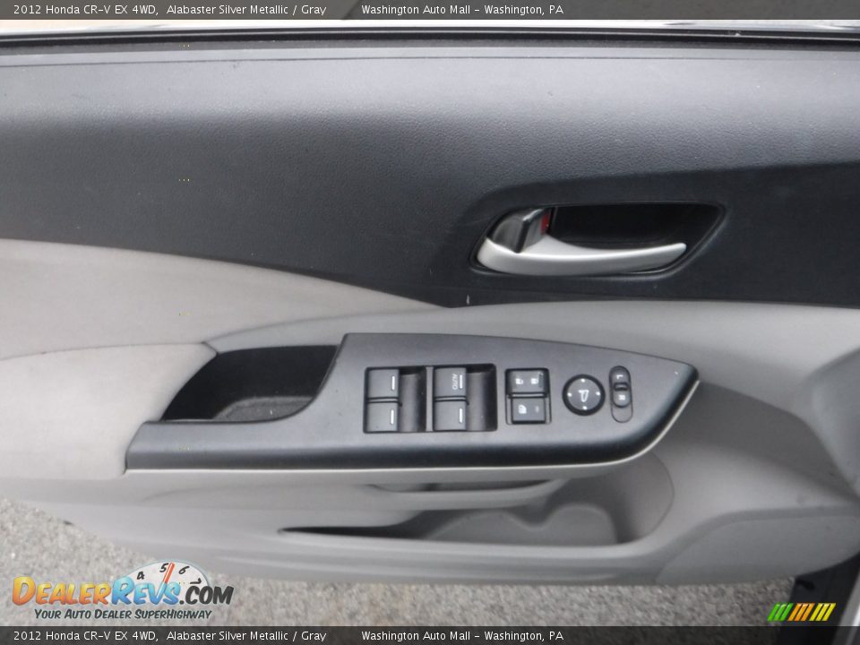 2012 Honda CR-V EX 4WD Alabaster Silver Metallic / Gray Photo #15