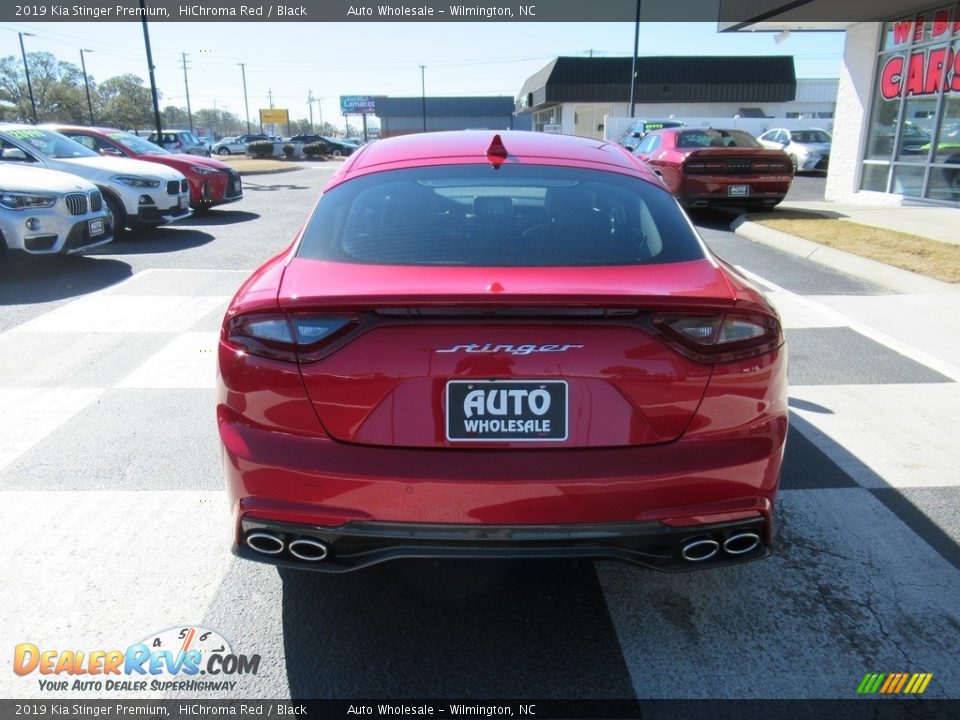 2019 Kia Stinger Premium HiChroma Red / Black Photo #4