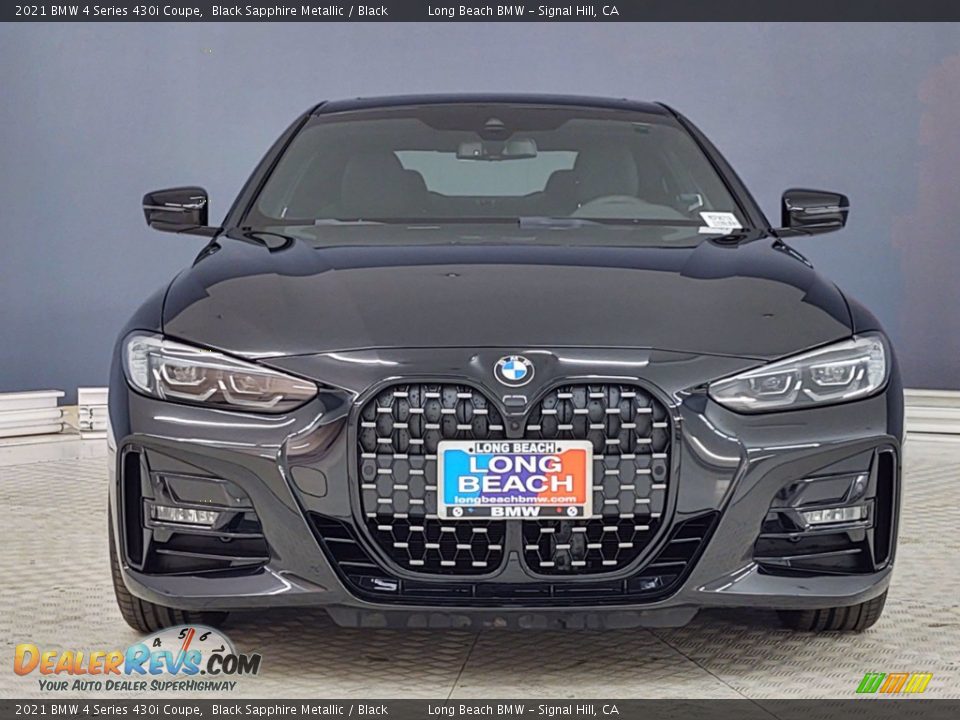 2021 BMW 4 Series 430i Coupe Black Sapphire Metallic / Black Photo #4