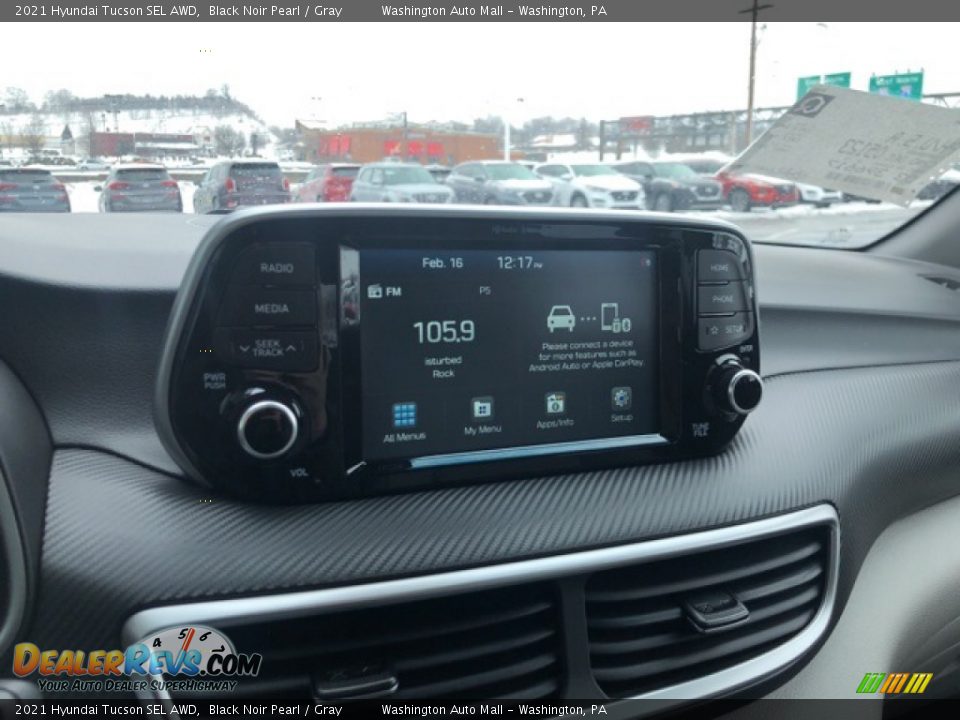 2021 Hyundai Tucson SEL AWD Black Noir Pearl / Gray Photo #7
