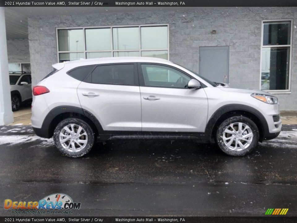 2021 Hyundai Tucson Value AWD Stellar Silver / Gray Photo #2