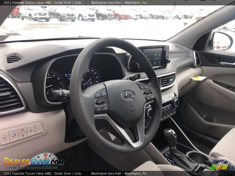 2021 Hyundai Tucson Value AWD Stellar Silver / Gray Photo #4