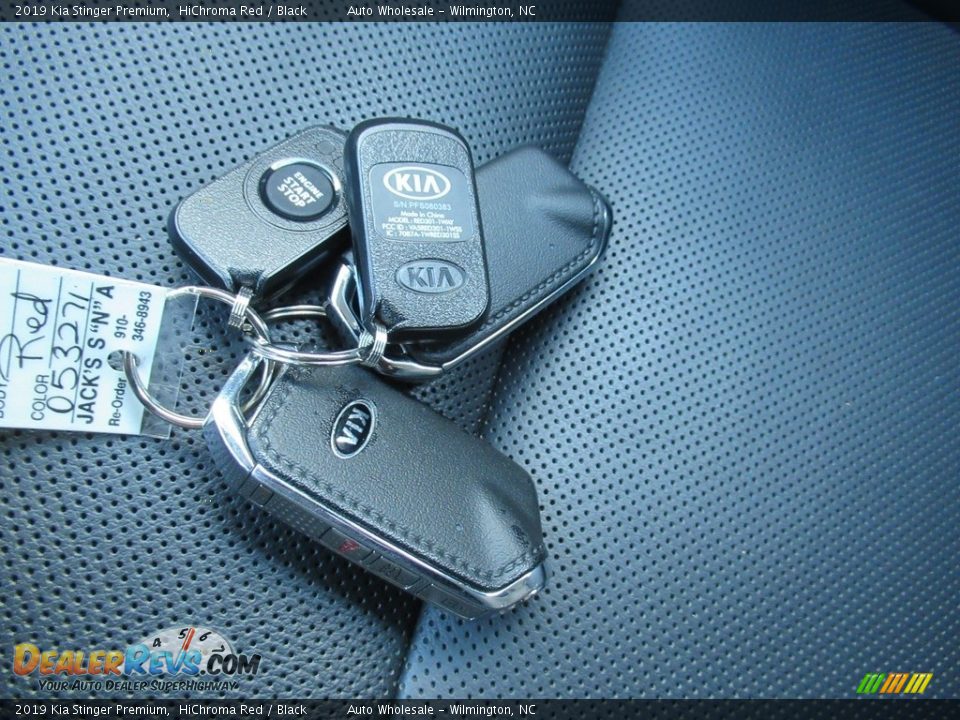 2019 Kia Stinger Premium HiChroma Red / Black Photo #20