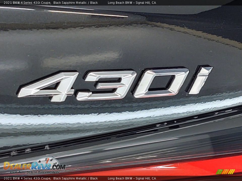 2021 BMW 4 Series 430i Coupe Black Sapphire Metallic / Black Photo #22