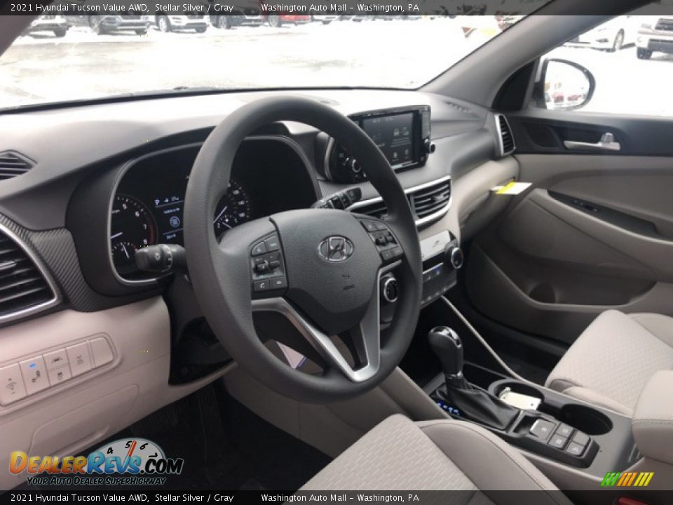2021 Hyundai Tucson Value AWD Stellar Silver / Gray Photo #4