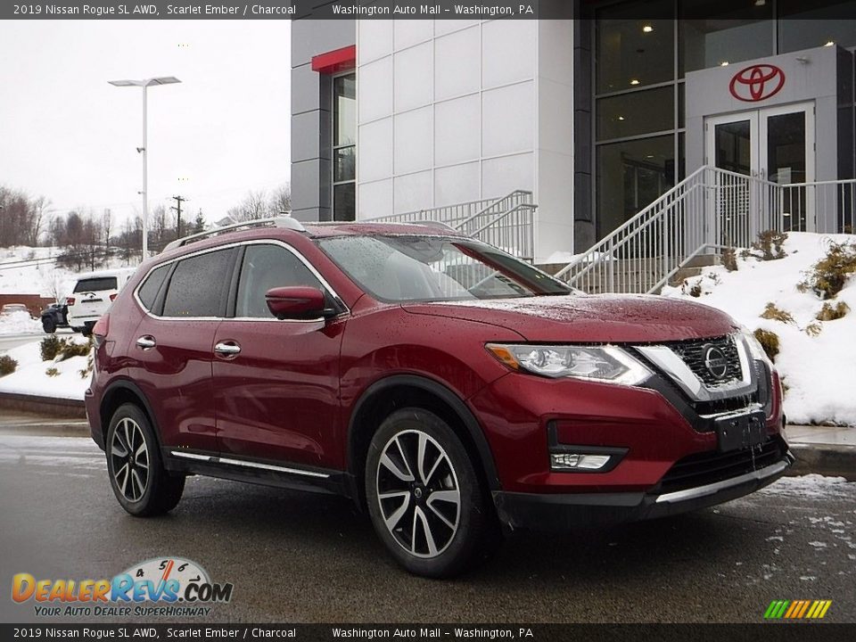 2019 Nissan Rogue SL AWD Scarlet Ember / Charcoal Photo #1