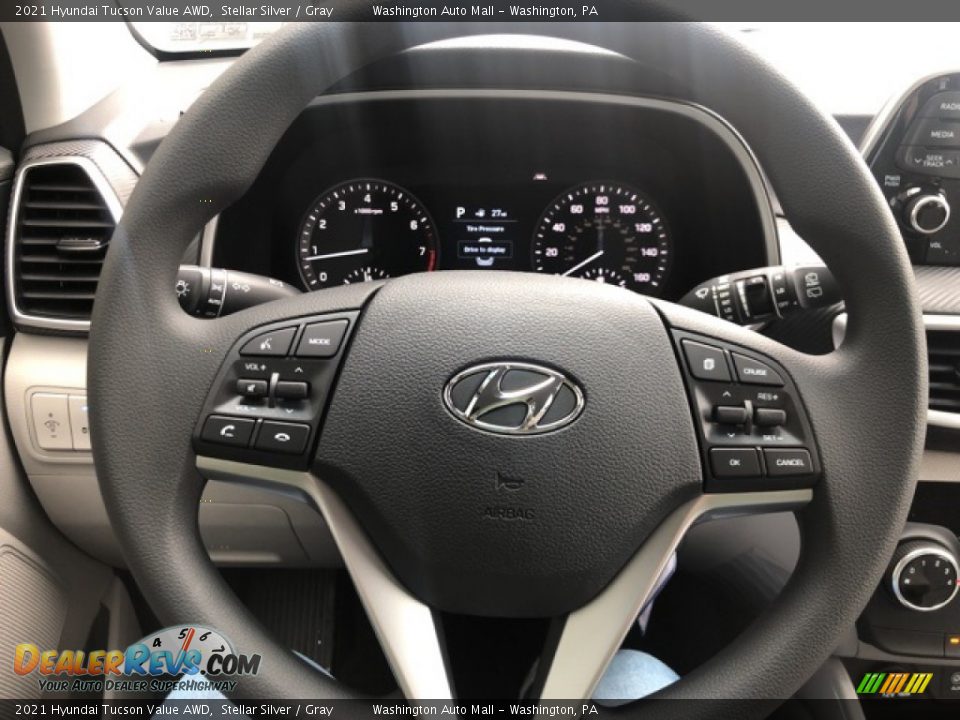 2021 Hyundai Tucson Value AWD Stellar Silver / Gray Photo #10