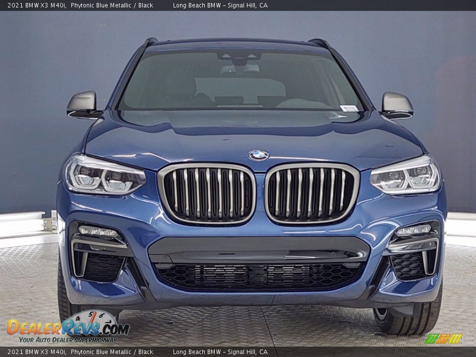 2021 BMW X3 M40i Phytonic Blue Metallic / Black Photo #2