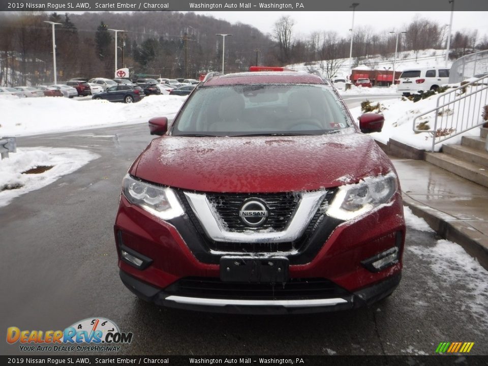 2019 Nissan Rogue SL AWD Scarlet Ember / Charcoal Photo #8