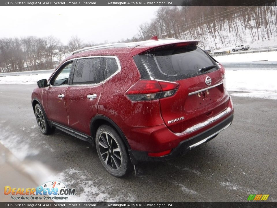 2019 Nissan Rogue SL AWD Scarlet Ember / Charcoal Photo #10