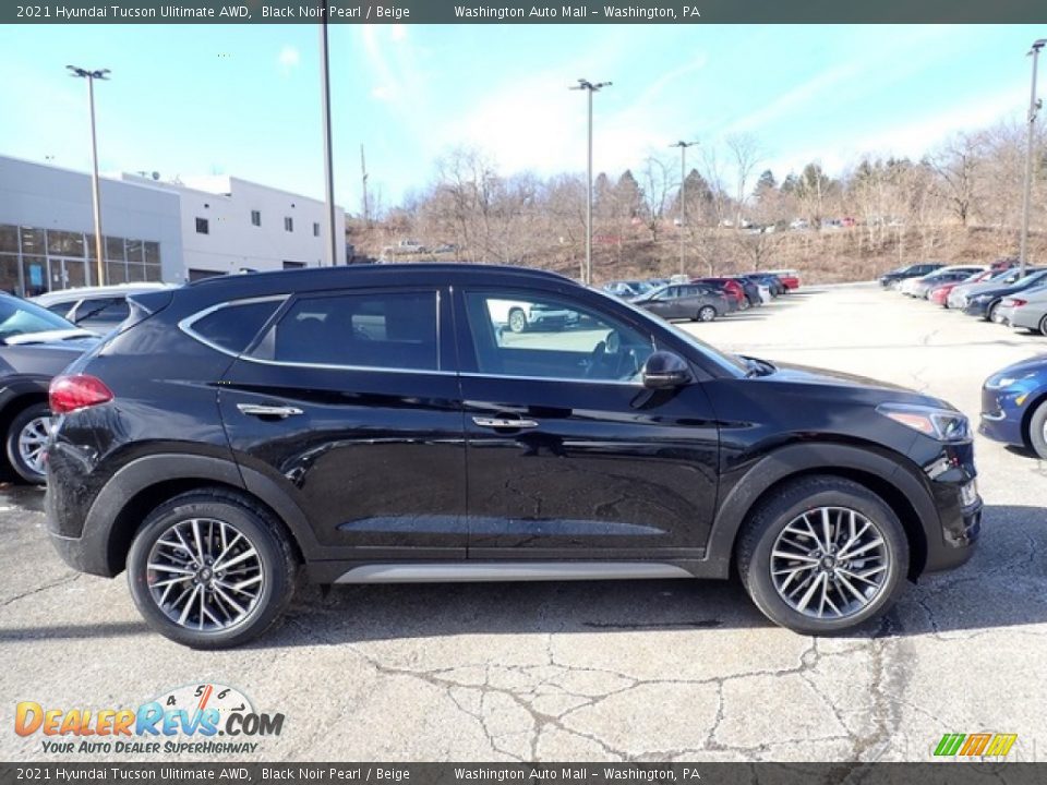 2021 Hyundai Tucson Ulitimate AWD Black Noir Pearl / Beige Photo #1