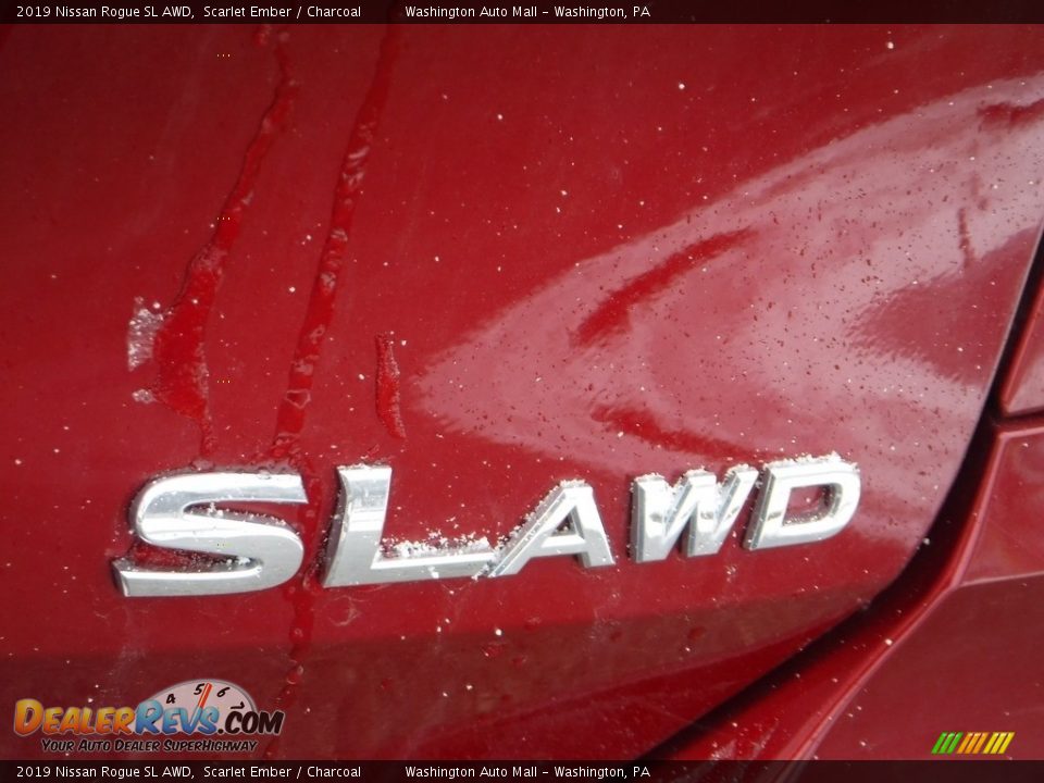 2019 Nissan Rogue SL AWD Scarlet Ember / Charcoal Photo #12