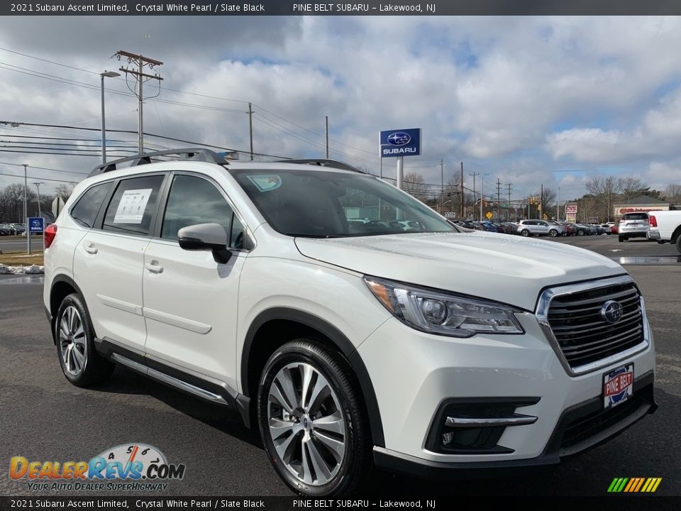 2021 Subaru Ascent Limited Crystal White Pearl / Slate Black Photo #1