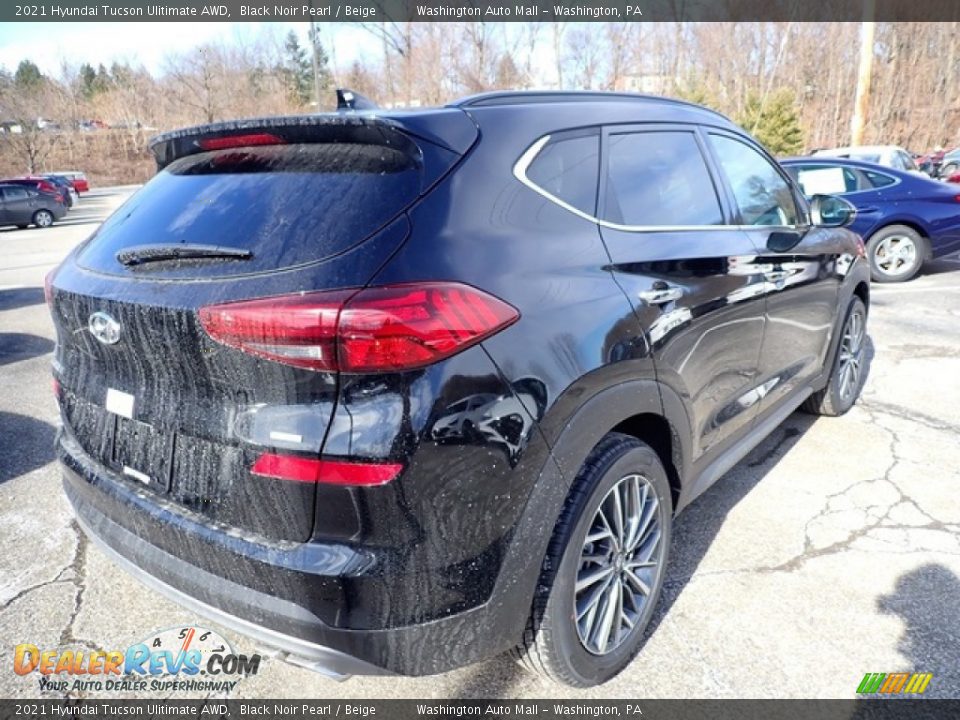 2021 Hyundai Tucson Ulitimate AWD Black Noir Pearl / Beige Photo #2