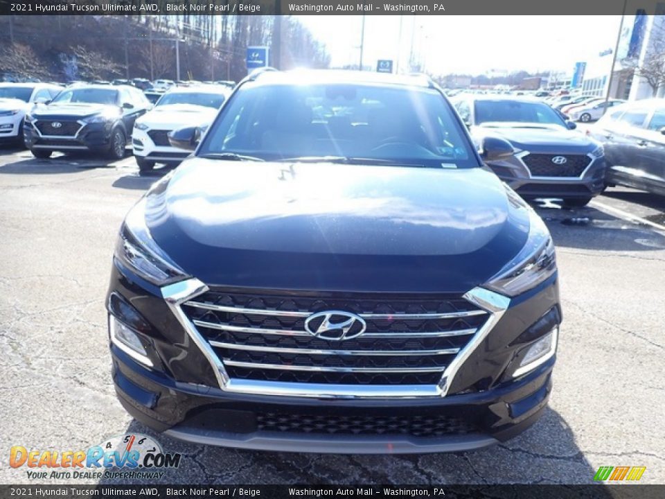 2021 Hyundai Tucson Ulitimate AWD Black Noir Pearl / Beige Photo #4