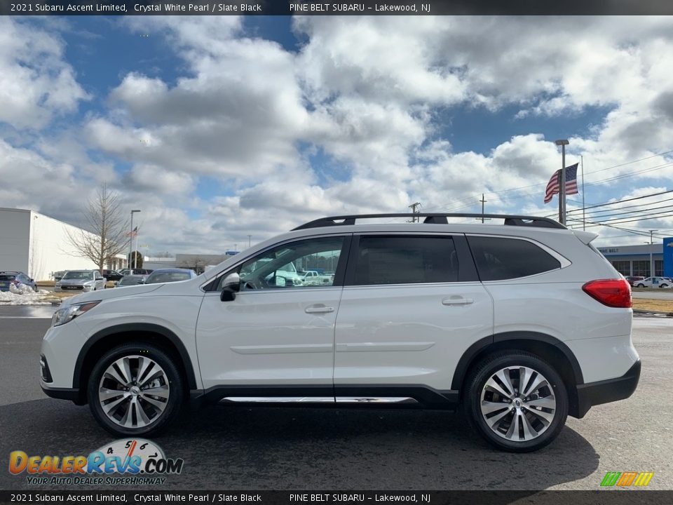 2021 Subaru Ascent Limited Crystal White Pearl / Slate Black Photo #4