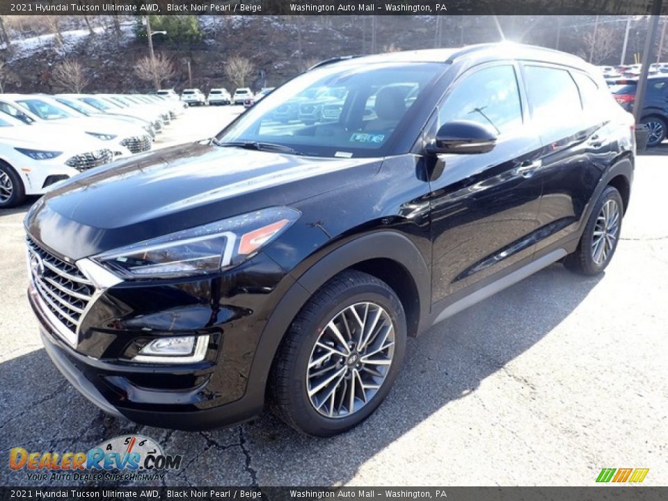 2021 Hyundai Tucson Ulitimate AWD Black Noir Pearl / Beige Photo #5