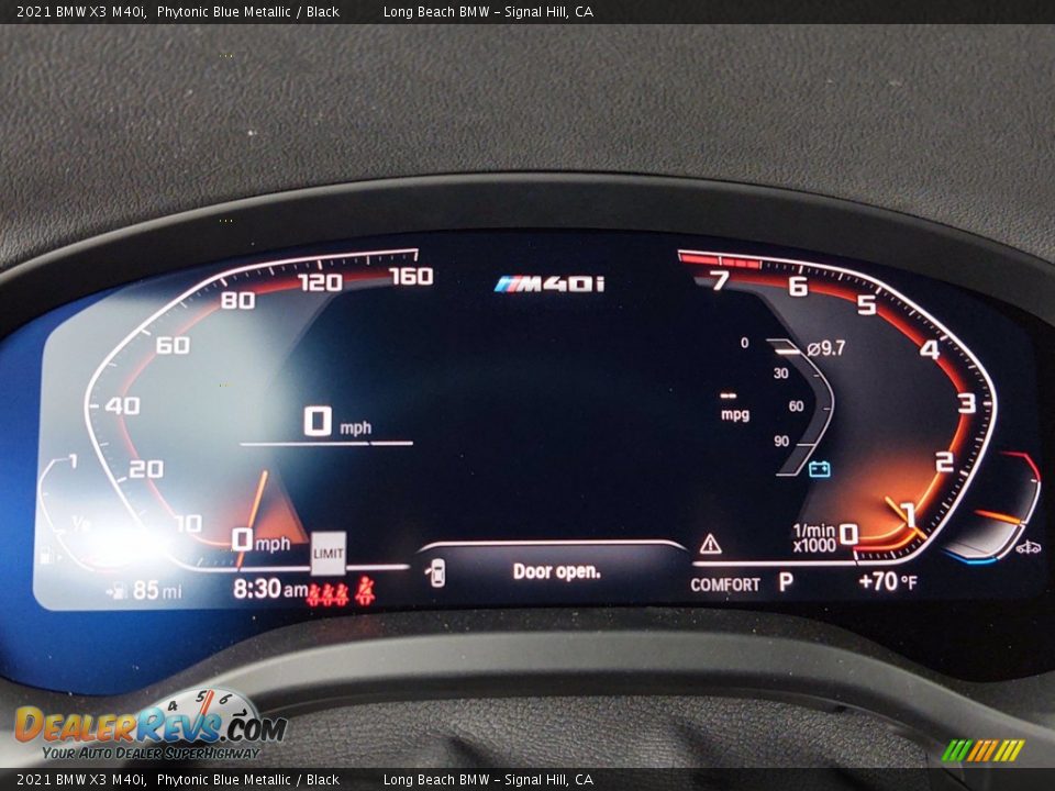 2021 BMW X3 M40i Gauges Photo #9