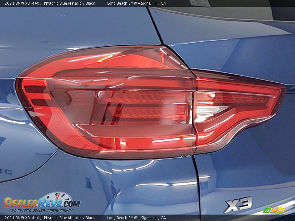 2021 BMW X3 M40i Phytonic Blue Metallic / Black Photo #20