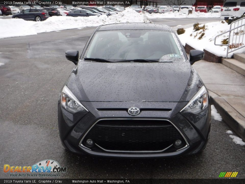 2019 Toyota Yaris LE Graphite / Gray Photo #10