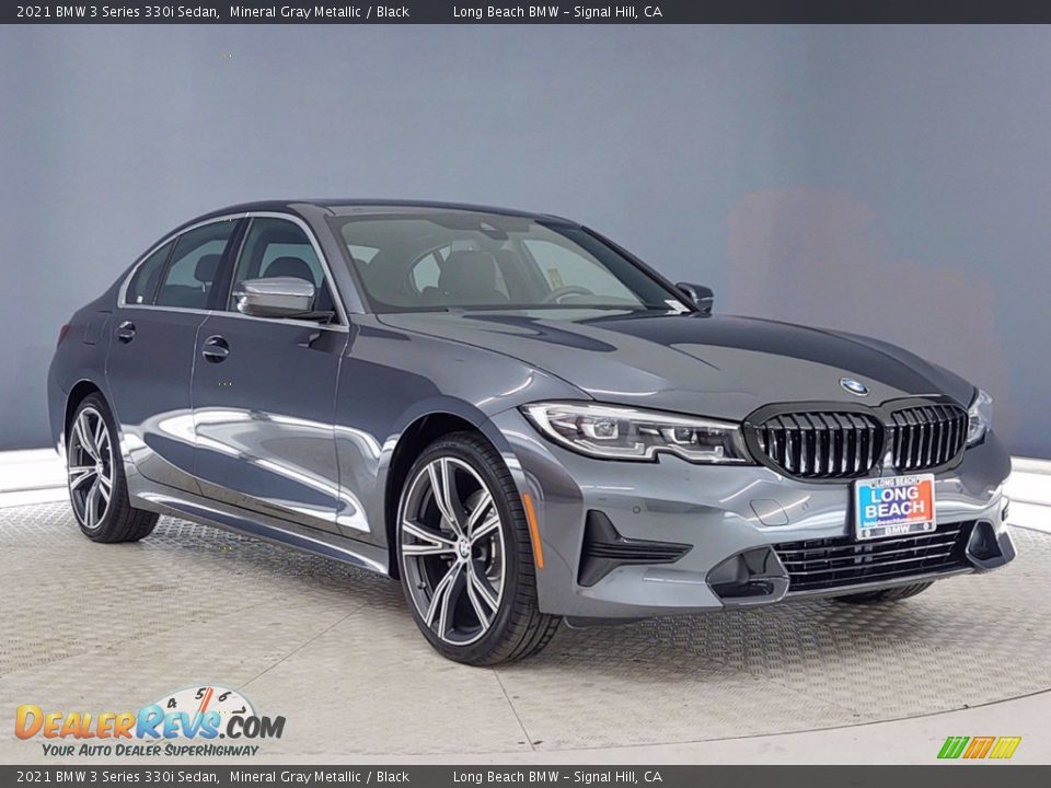 2021 BMW 3 Series 330i Sedan Mineral Gray Metallic / Black Photo #1