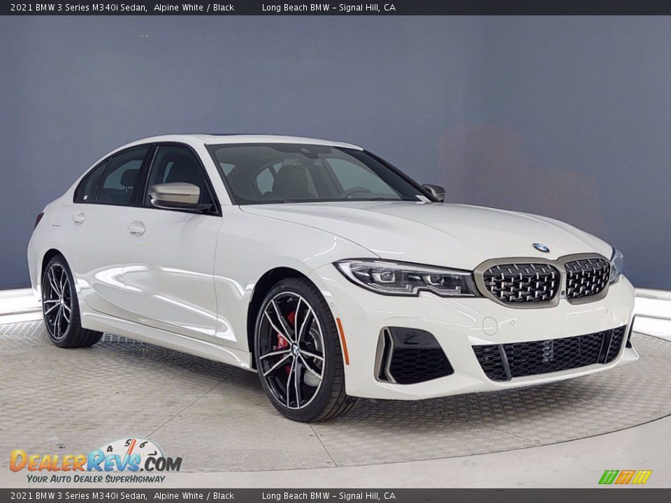 2021 BMW 3 Series M340i Sedan Alpine White / Black Photo #1