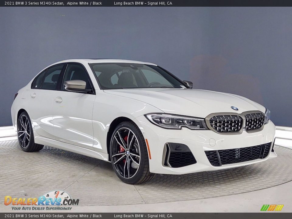 2021 BMW 3 Series M340i Sedan Alpine White / Black Photo #27