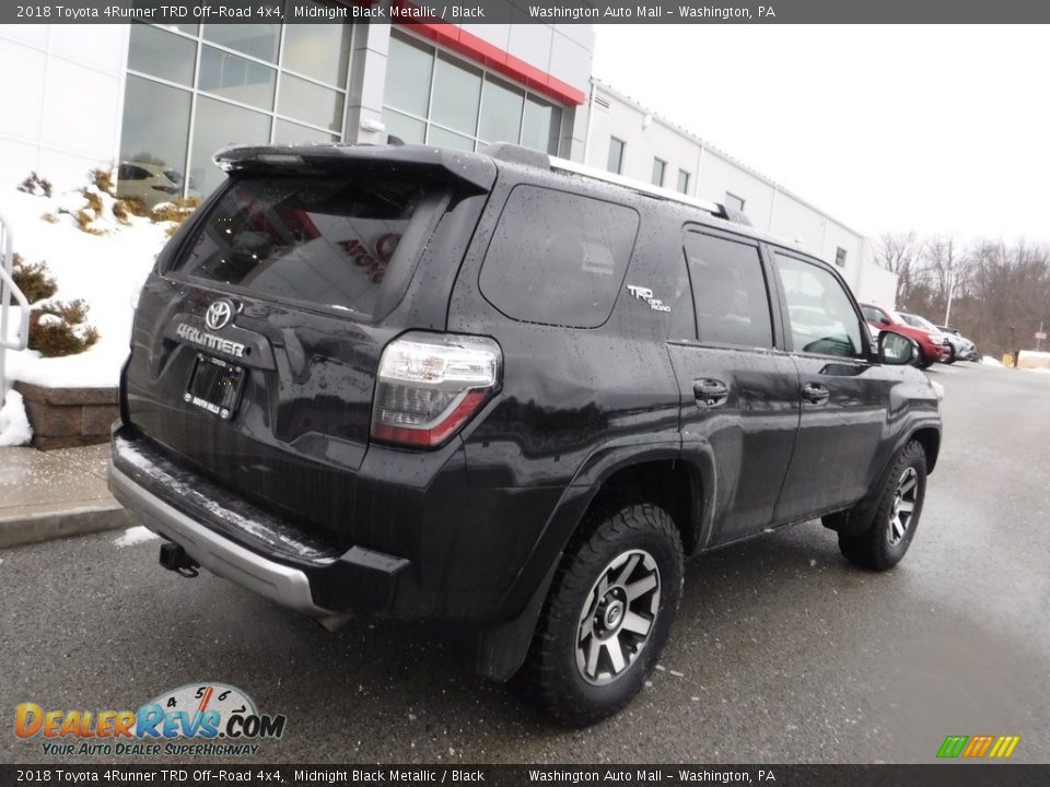 2018 Toyota 4Runner TRD Off-Road 4x4 Midnight Black Metallic / Black Photo #14