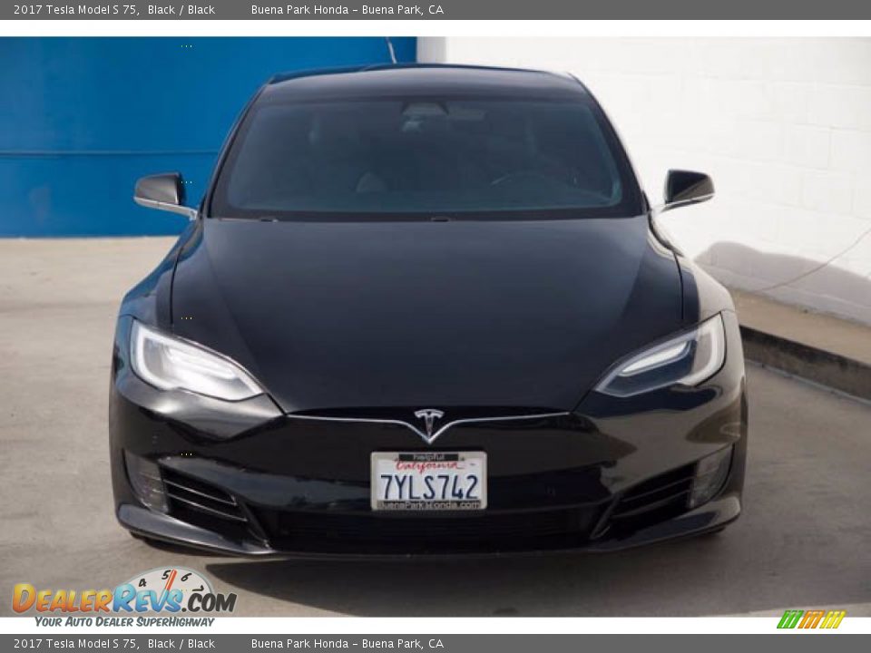 2017 Tesla Model S 75 Black / Black Photo #7