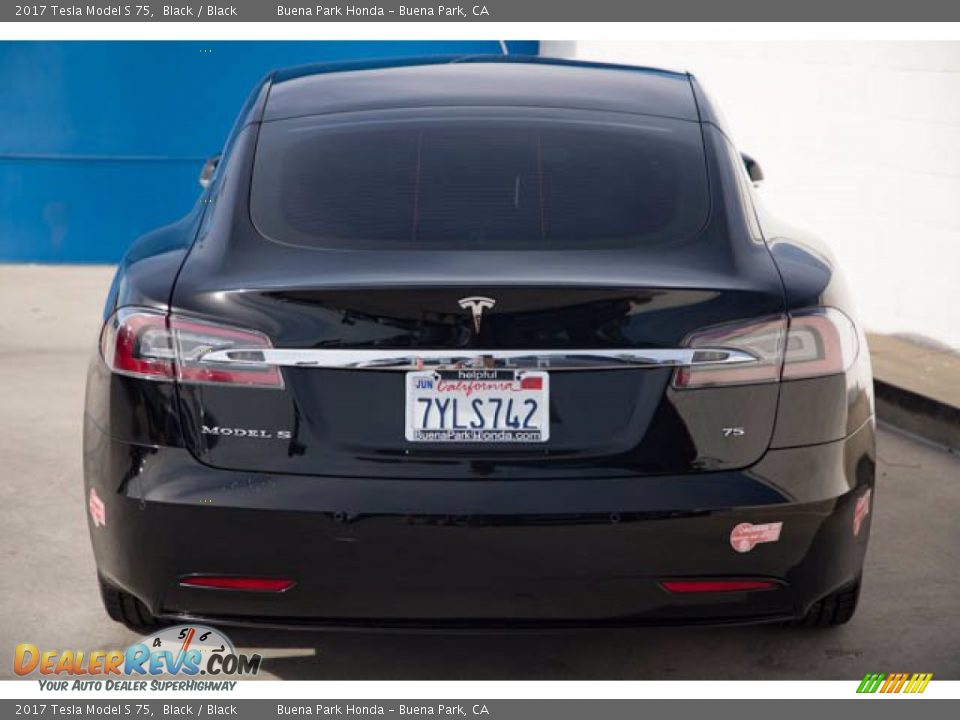 2017 Tesla Model S 75 Black / Black Photo #9