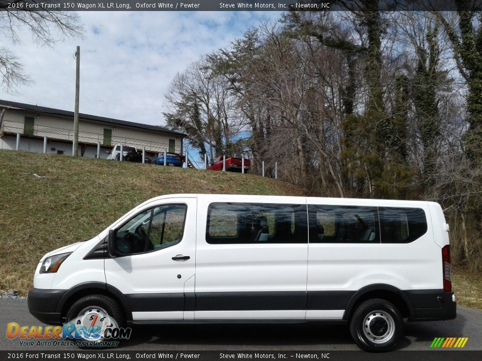 Oxford White 2016 Ford Transit 150 Wagon XL LR Long Photo #1