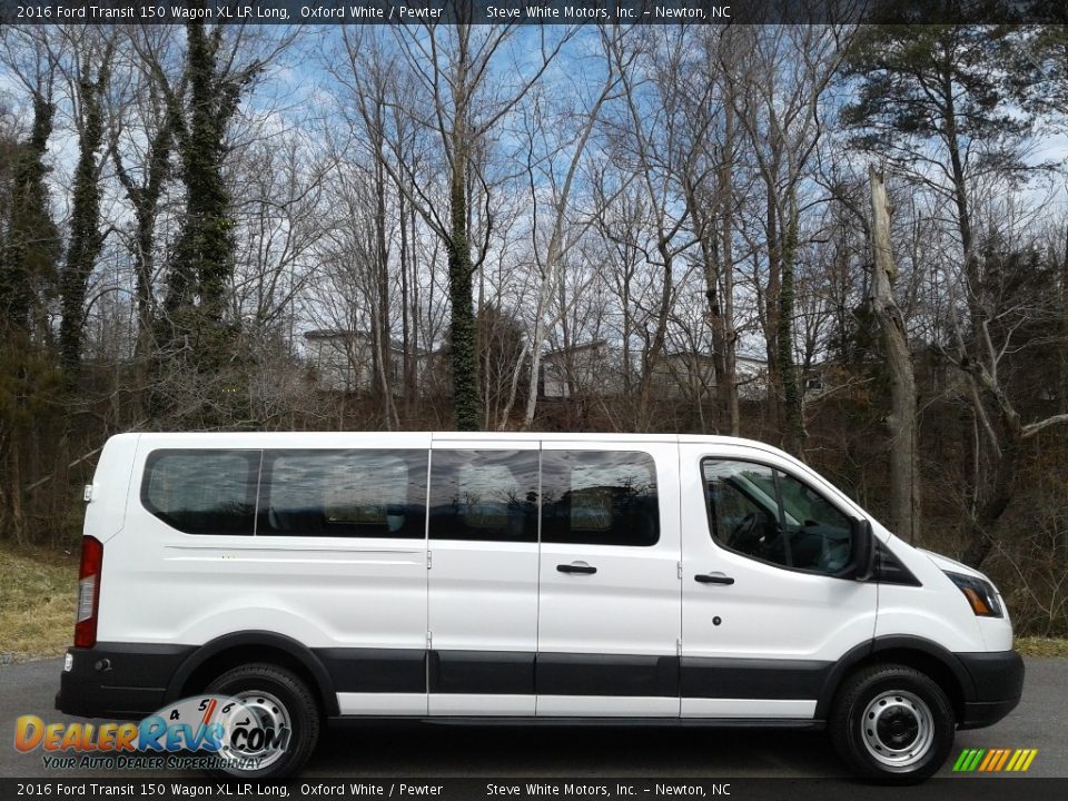 Oxford White 2016 Ford Transit 150 Wagon XL LR Long Photo #5