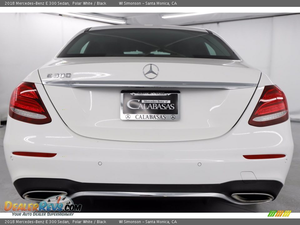 2018 Mercedes-Benz E 300 Sedan Polar White / Black Photo #6