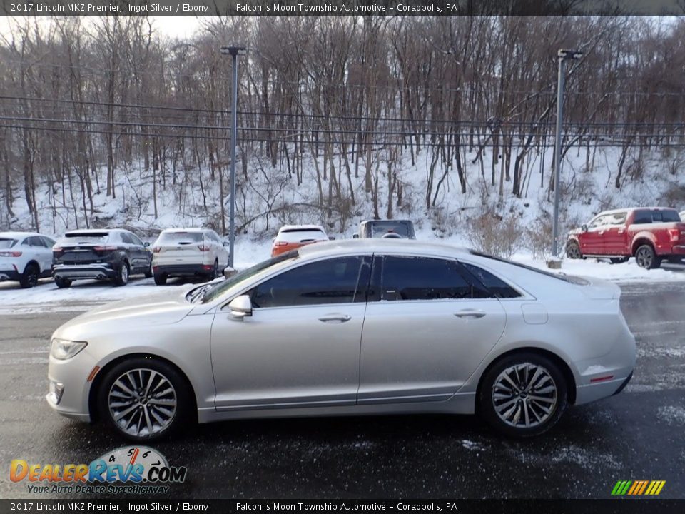 2017 Lincoln MKZ Premier Ingot Silver / Ebony Photo #6