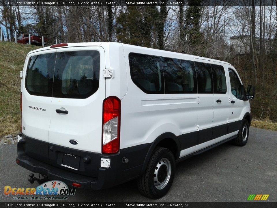 Oxford White 2016 Ford Transit 150 Wagon XL LR Long Photo #6