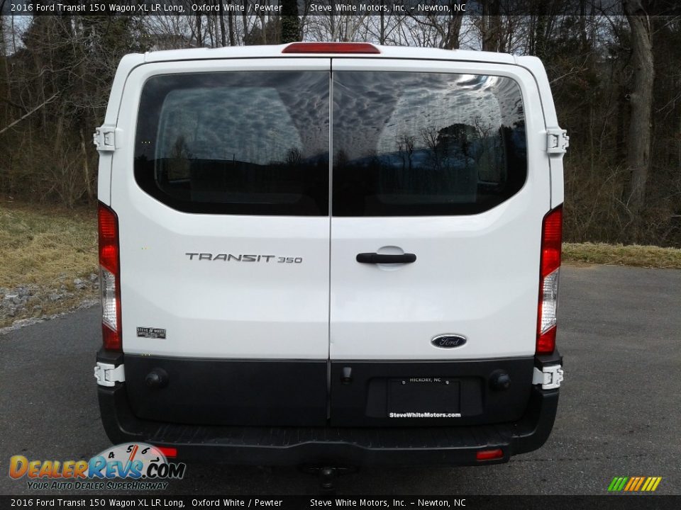 Oxford White 2016 Ford Transit 150 Wagon XL LR Long Photo #7