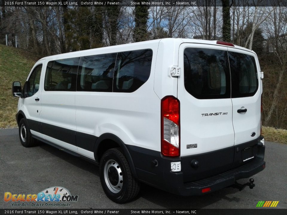 Oxford White 2016 Ford Transit 150 Wagon XL LR Long Photo #8