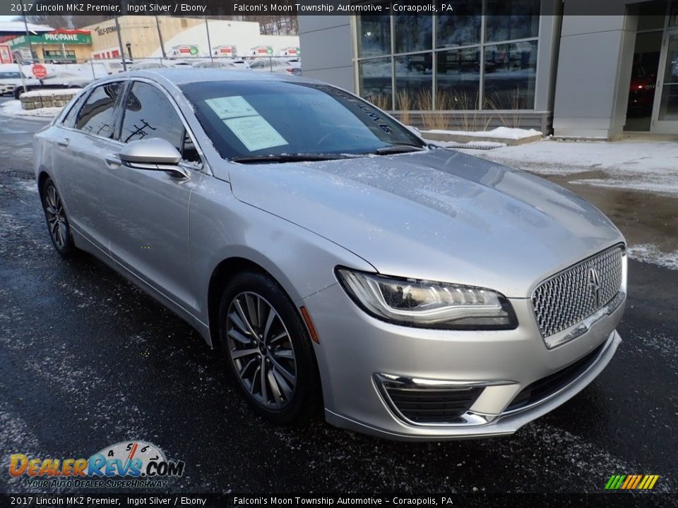 2017 Lincoln MKZ Premier Ingot Silver / Ebony Photo #9