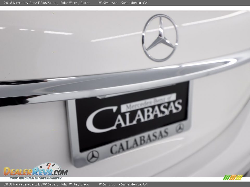 2018 Mercedes-Benz E 300 Sedan Polar White / Black Photo #10