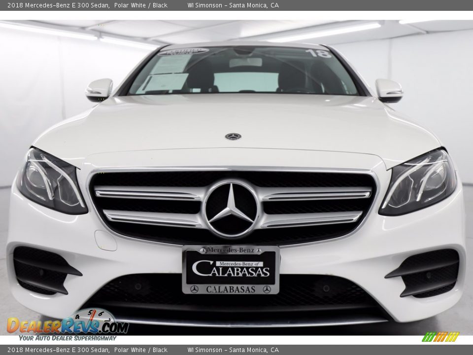 2018 Mercedes-Benz E 300 Sedan Polar White / Black Photo #15