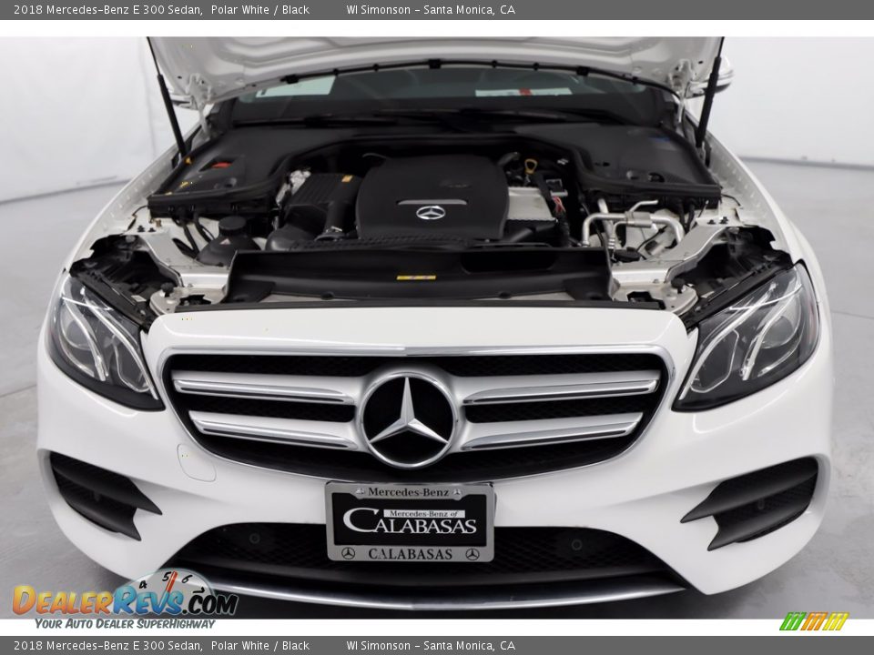 2018 Mercedes-Benz E 300 Sedan Polar White / Black Photo #16