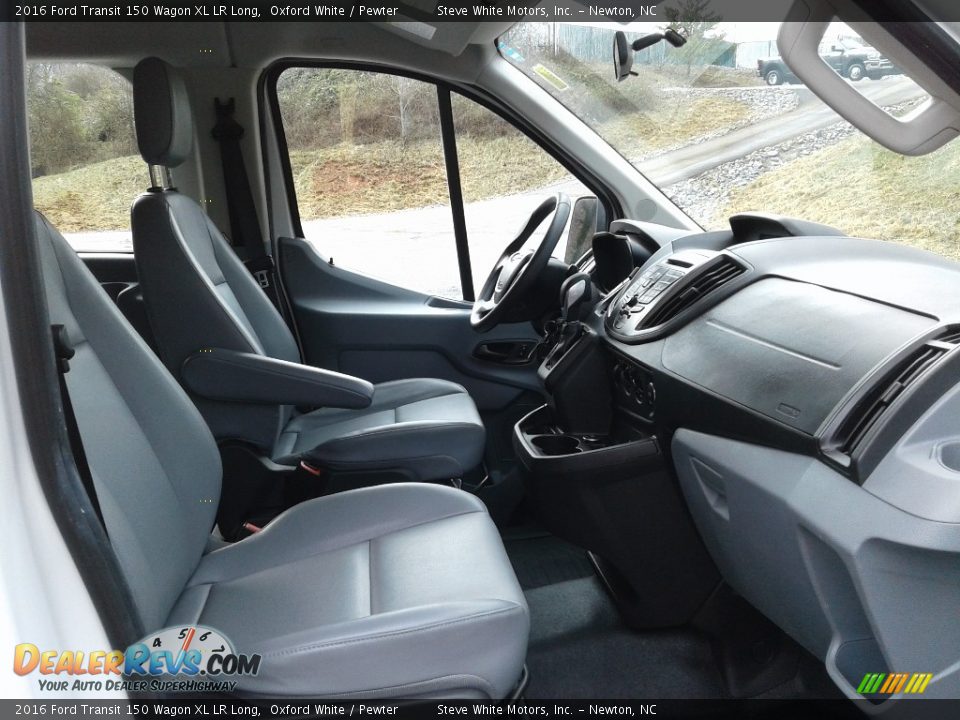 Front Seat of 2016 Ford Transit 150 Wagon XL LR Long Photo #16