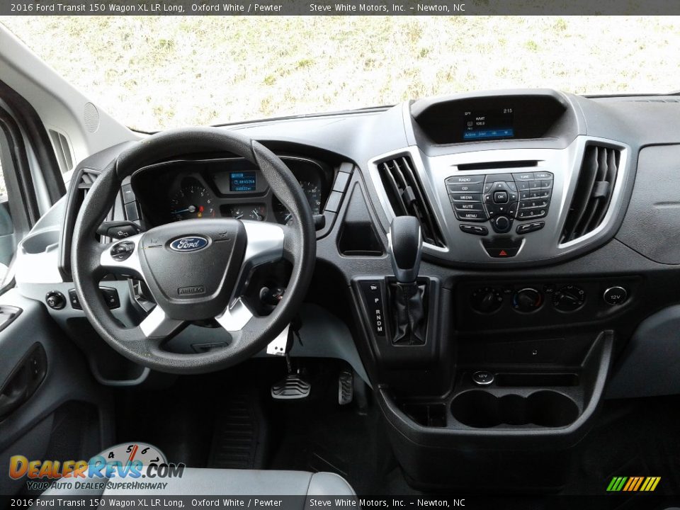 Dashboard of 2016 Ford Transit 150 Wagon XL LR Long Photo #17