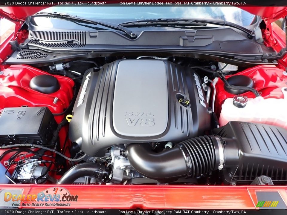 2020 Dodge Challenger R/T 5.7 Liter HEMI OHV 16-Valve VVT MDS V8 Engine Photo #3
