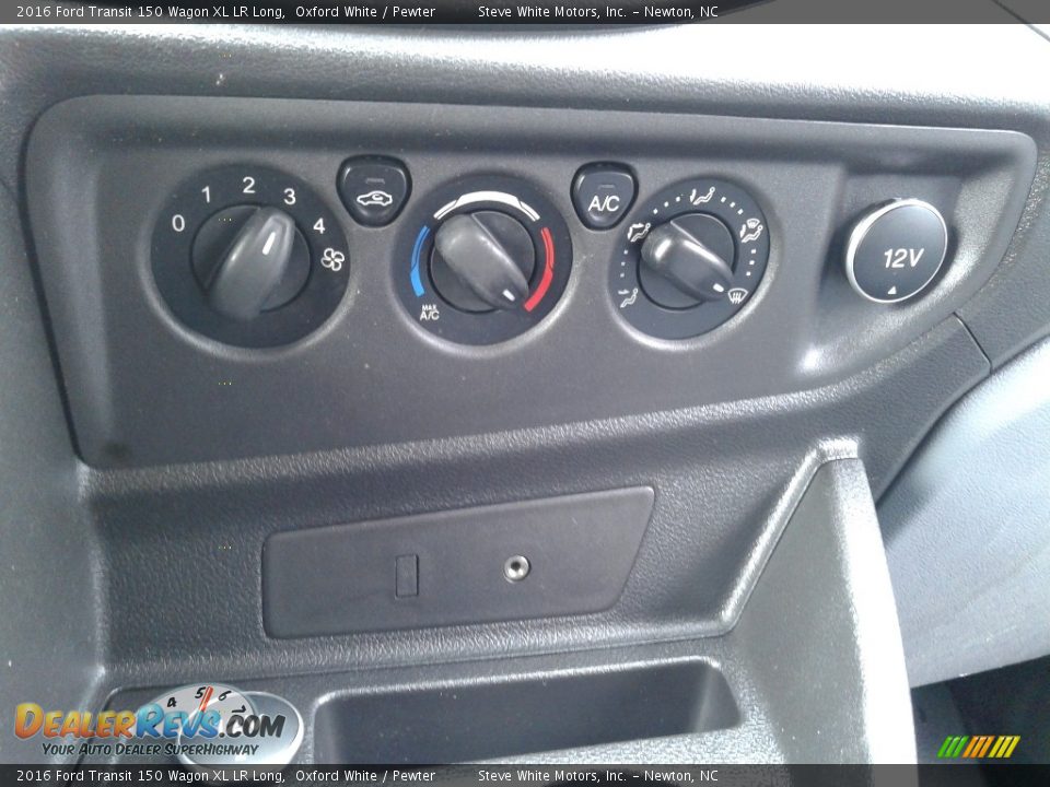Controls of 2016 Ford Transit 150 Wagon XL LR Long Photo #23