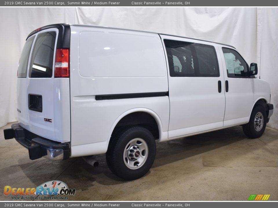 2019 GMC Savana Van 2500 Cargo Summit White / Medium Pewter Photo #2